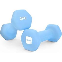 Kayman Neoprene Dumbbells with Anti-Slip Grip,Hex Edges,Water-Resistan