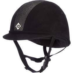 Charles Owen Junior YR8 Sparkle Riding Hat Black/Black 59CM