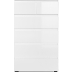 CaliCosy Pretoria White Chest of Drawer 80x131cm