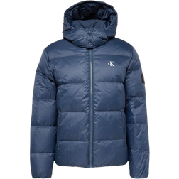 Calvin Klein Essentials Hooded Down Puffer Jacket - Ink