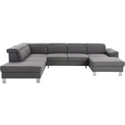 Xora Living Landscape Dark Grey Sofa 320cm 5 Seater