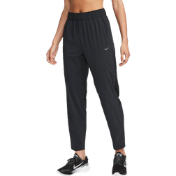 Nike Dri-FIT Fast Mid-Rise Running Trousers - Black/White