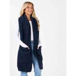 OHS Long Teddy Fleece Scarf - Dark Navy