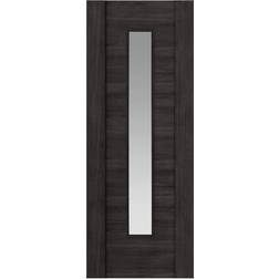 JB Kind Alabama Cinza Pre-Finished Interior Door Clear Glass (76.2x198.1cm)