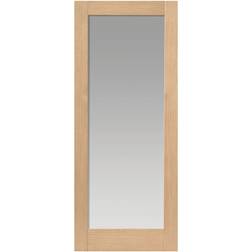 JB Kind Fuji Unfinished Interior Door Clear Glass (83.8x198.1cm)