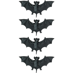 Table Decorations Bats Black 4-pack