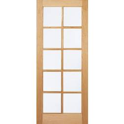 LPD SA Solid Core Unfinished Interior Door Clear Glass (76.2x198.1cm)