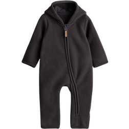 H&M Fleece Overall with Hood - Dark Grey (1131072008)