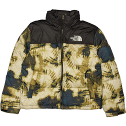 The North Face Men's 1996 Retro Nuptse Jacket - Midnight Petrol TNF Bleach Dye Print/TNF Black