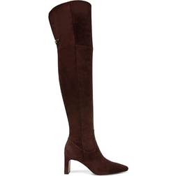 Sam Edelman Shea Over the Knee - Cafe Noir Brown Suede