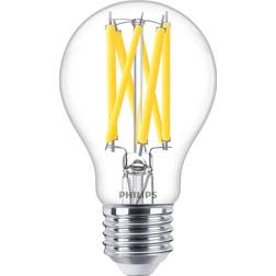 Philips Master LED E27 Pære Filament Klar 10.5W 1521lm 922-927 Dim To Warm Bedste Farvegengivelse Dæmpbar Erstatter 100W