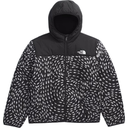 The North Face Boy's Reversible Shasta Full-Zip Hooded Jacket - TNF Black Vector Field Print