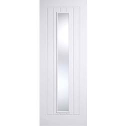 LPD Mexicano Solid Core Primed Interior Door Clear Glass (83.8x198.1cm)