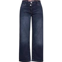 Cecil Women's Loose Fit Jeans - Dark Blue Black Washed