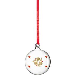 Holmegaard 2024 Ann Sofie Romme Transparent Christmas Tree Ornament 7.5cm