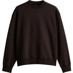 H&M Loose Fit Sweatshirt - Dark Brown