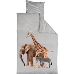 Borg Design Giraf Elefant Zebra Baby Sängkläder 70x100cm