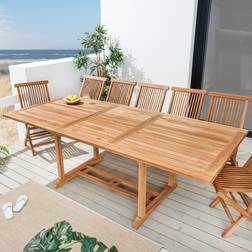 Riess Ambiente Ausziehbarer Gartentisch Empire Teak 170/230 cm