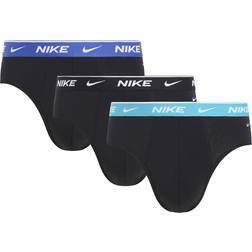 Nike Everyday Essentials Cotton Stretch Hip Brief - Black/Blue