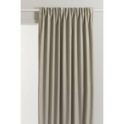 H&M Blackout Curtain Beige 140x250cm