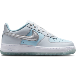 Nike Air Force 1 GS - Pure Platinum/Glacier Blue/Metallic Silver