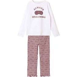 Name It Print Nightwear Set - Mauve Orchid