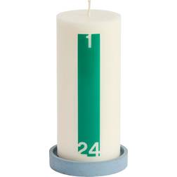 Hay Calendar Green/Offwhite Candle Holder 15cm