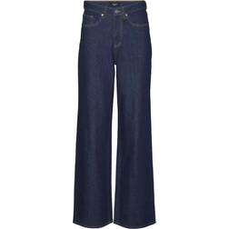 Vero Moda Høyt Snitt Wide Leg Fit Jeans