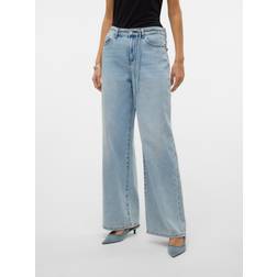 Vero Moda Mid Rise Wide Leg Fit Jeans