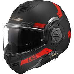 LS2 FF906 Advant Bend Helmet, black-red, for Men