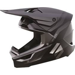 Shot Race Sky Motorcross Helm - Zwart Grijs