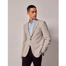 Hawes & Curtis Cotton Linen Blazer Beige