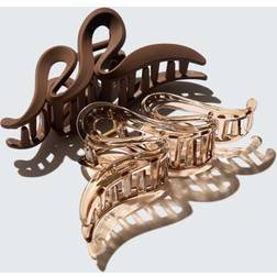 Hairlust Large Claw Hair Clips 2-Pack Wave