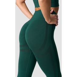 ICANIWILL Rush Seamless Tights - Dark Green Melange