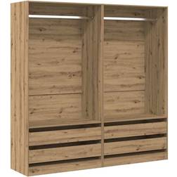 vidaXL Clothing Storage Hanger 100 x 50 x 200 cm Wardrobe