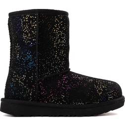 UGG Kid's Classic II Shimmer Sky - Black/Rainbow Metallic