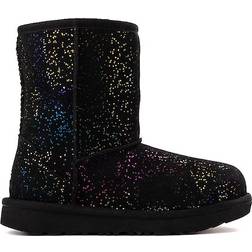 UGG Toddler's Classic II Shimmer Sky - Black/Rainbow Metallic