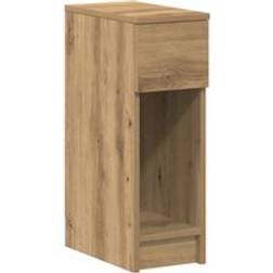 vidaXL Cabinet with Drawer Artisan Oak 20 x 36 x 60 cm Bedside Table