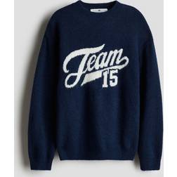 H&M Girls Loose-Fit Jumper - Blue