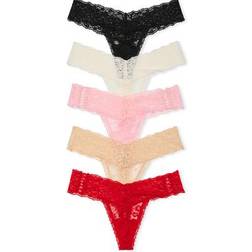 Victoria's Secret Women's Lace Thong Panties
