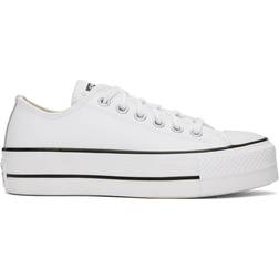 Converse Chuck Taylor All Star Leather Platform - White/Black/White