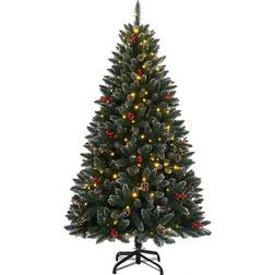 vidaXL Artificial Green/white Christmas Tree 180cm