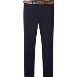 Tom Tailor Denim Pantaloni Chino - Blu Scuro