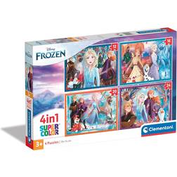 Clementoni Supercolor 4 in 1 Disney Frozen 72 Pieces