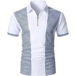 Shein Manfinity Homme Men's Polo Shirt with Argyle Pattern