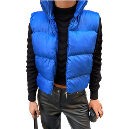 Shein Down Vest Coat with Zipper