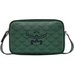 MCM Himmel Crossbody in Lauretos Small - Green/Forest Green