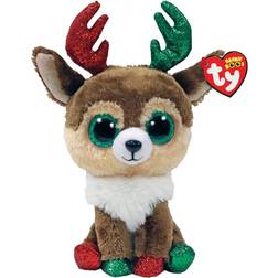 TY Beanie Boos Kinley Christmas Reindeer 15cm