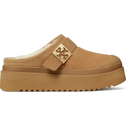 Tory Burch Mellow Platform - Chestnut/Gold