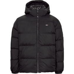 Tommy Hilfiger Essential Daunenjacke mit Kapuze - Schwarz